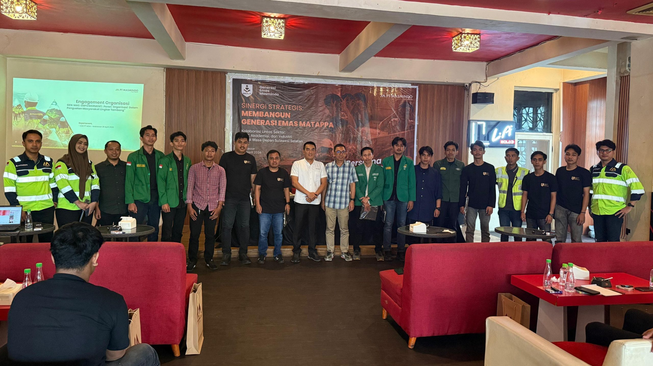 PT Masmindo Dwi Area Gelar Dialog Pemuda, Bangun Generasi Emas Matappa