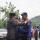 Pj Sekda Palopo Pasang Baret Biru Kadis Damkar, Tekankan Soliditas dan Sinergi