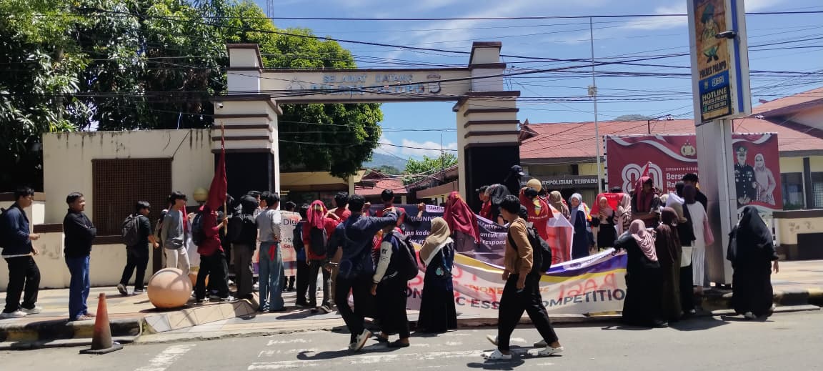 Bela Imam Masjid yang Dikeroyok, IMM Palopo Turun ke Jalan Tuntut Polisi Tindak Tegas Pelaku