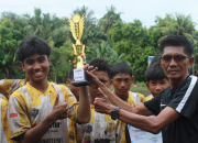 Raih Juara Dua, Pembinaan Sepak Bola Usia Dini di Desa Raja Tunjukkan Hasil Positif