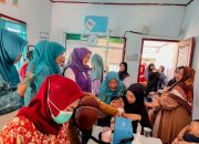 Kunjungan Posyandu Elang, Megawati Akhmad Pastikan Kelancaran Imunisasi Balita