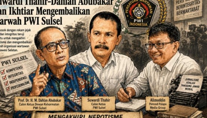 Duet Maut Tokoh Pers: Suwardi Tahir-Dahlan Abubakar Siap “Bersihkan” PWI Sulsel