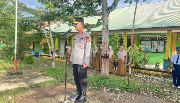 Cegah Tawuran dan Kenakalan Remaja, Polres Palopo Beri Pembinaan di SMPN 14