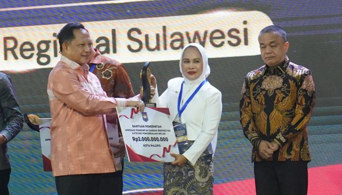 Sukses Kendalikan Inflasi, Pemkot Palopo Sabet Penghargaan Terbaik Kedua se-Sulawesi