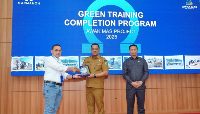 PT Macmahon Luluskan 35 Peserta Green Training Awak Mas, 30 di Antaranya Perempuan