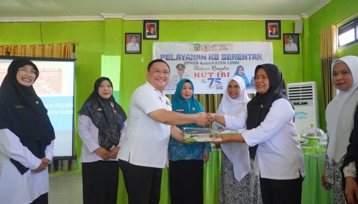 Sinergi Dinkes dan DPPKB Luwu Sukseskan Pelayanan KB HUT IBI