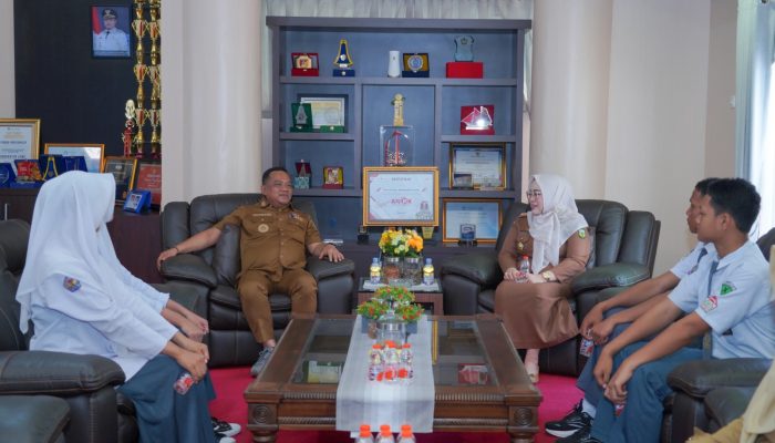 Bupati Luwu Patahudding Lepas 4 Pelajar Ikuti Seleksi Paskibraka Provinsi Sulsel