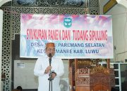 Momen Tudang Sipulung, Bupati Luwu Beri Solusi Irigasi dan Mesin Panen