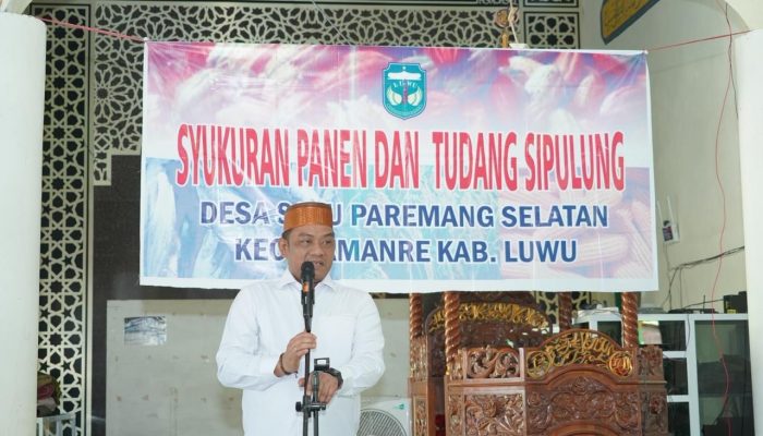 Momen Tudang Sipulung, Bupati Luwu Beri Solusi Irigasi dan Mesin Panen
