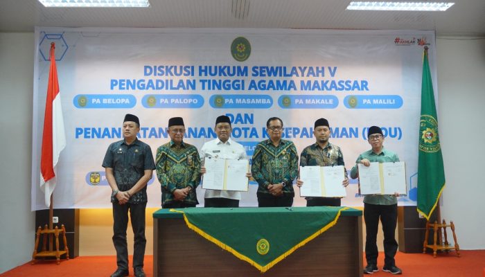Pemkab Luwu dan PTA Makassar Teken MoU, Dorong Percepatan Legalitas Pernikahan Warga