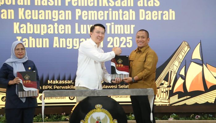 Tata Kelola Keuangan Akuntabel, Luwu Timur Pertahankan WTP 12 Kali Beruntun