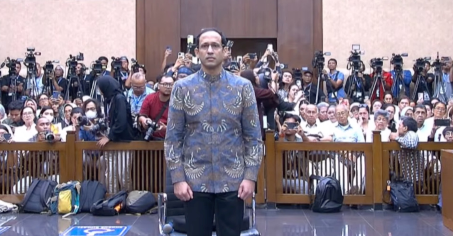 Vonis 10 Tahun Penjara untuk Nadiem Makarim