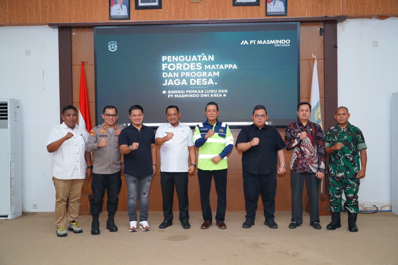 Pemkab Luwu dan PT Masmindo Luncurkan Program Jaga Desa untuk Kesejahteraan Warga
