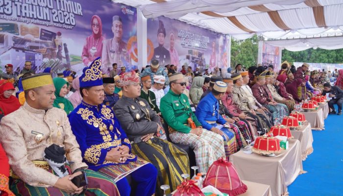 Wakil Bupati Luwu Wakili Bupati Hadiri Perayaan Puncak HUT ke-23 Luwu Timur