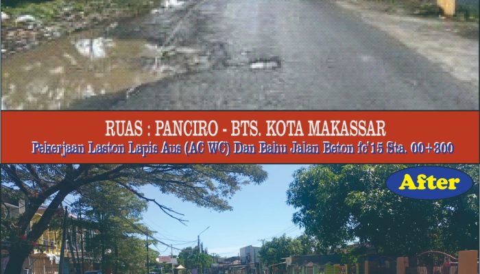 Proyek MYP Berjalan Masif, Pemprov Sulsel Percepat Perbaikan Jalan di Berbagai Daerah