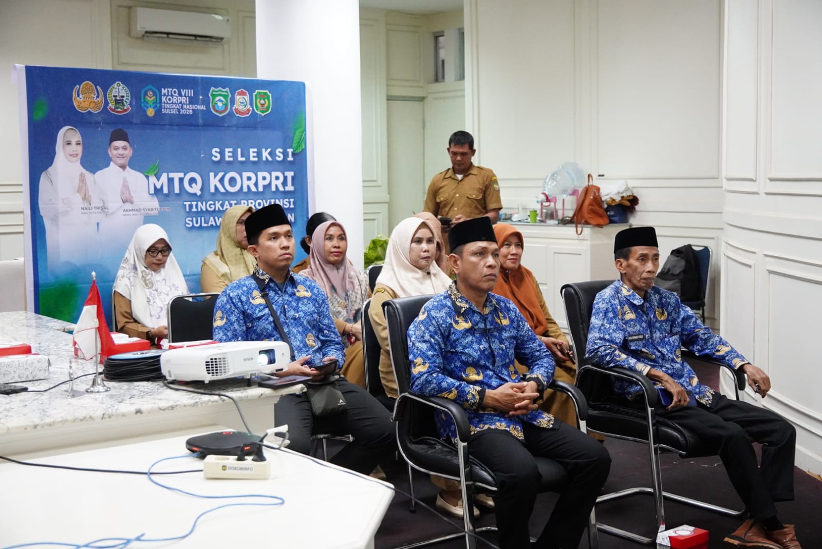 Pemkot Palopo Ikuti Pembukaan Seleksi MTQ VIII KORPRI Sulsel Secara Virtual