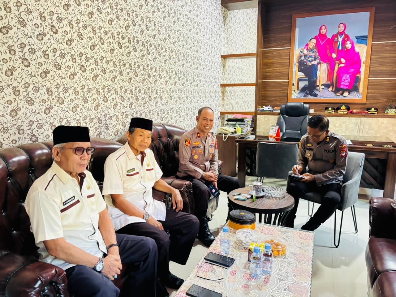 Mantapkan Persiapan HUT Bhayangkara, Polres Luwu dan PP Polri Rancang Agenda Bersama