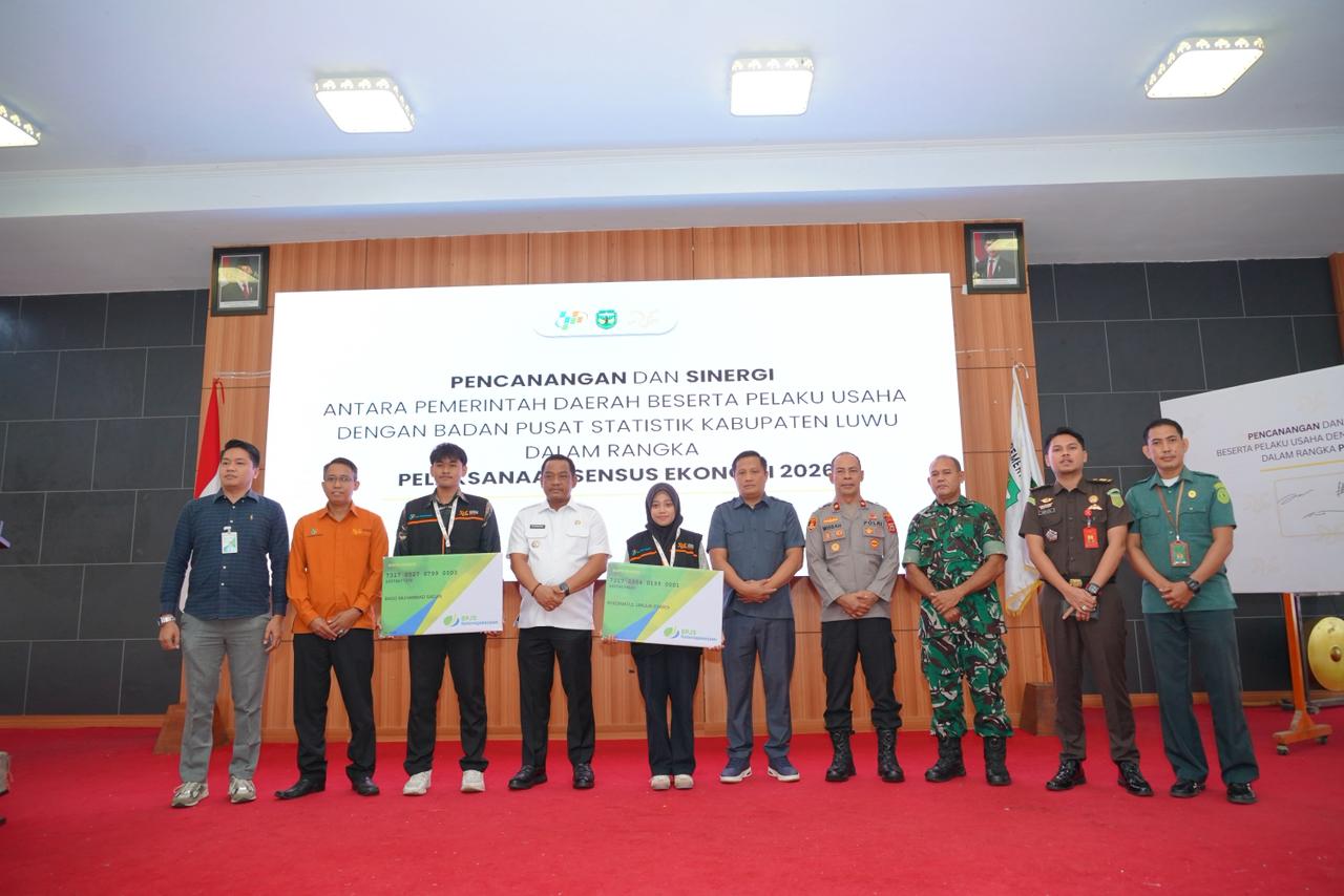 Ratusan Petugas Diterjunkan, Pemkab Luwu Siap Kawal Suksesnya Sensus Ekonomi 2026