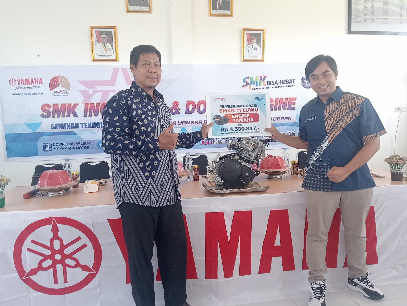 Sinergi Yamaha dan SMK se-Luwu Raya Cetak Lulusan Otomotif Siap Kerja