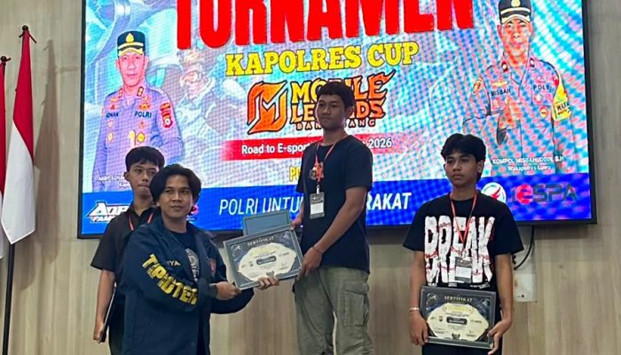 Jaring Atlet MLBB Berbakat, Polres Luwu Gelar Turnamen E-Sport Road to Kapolri Cup 2026
