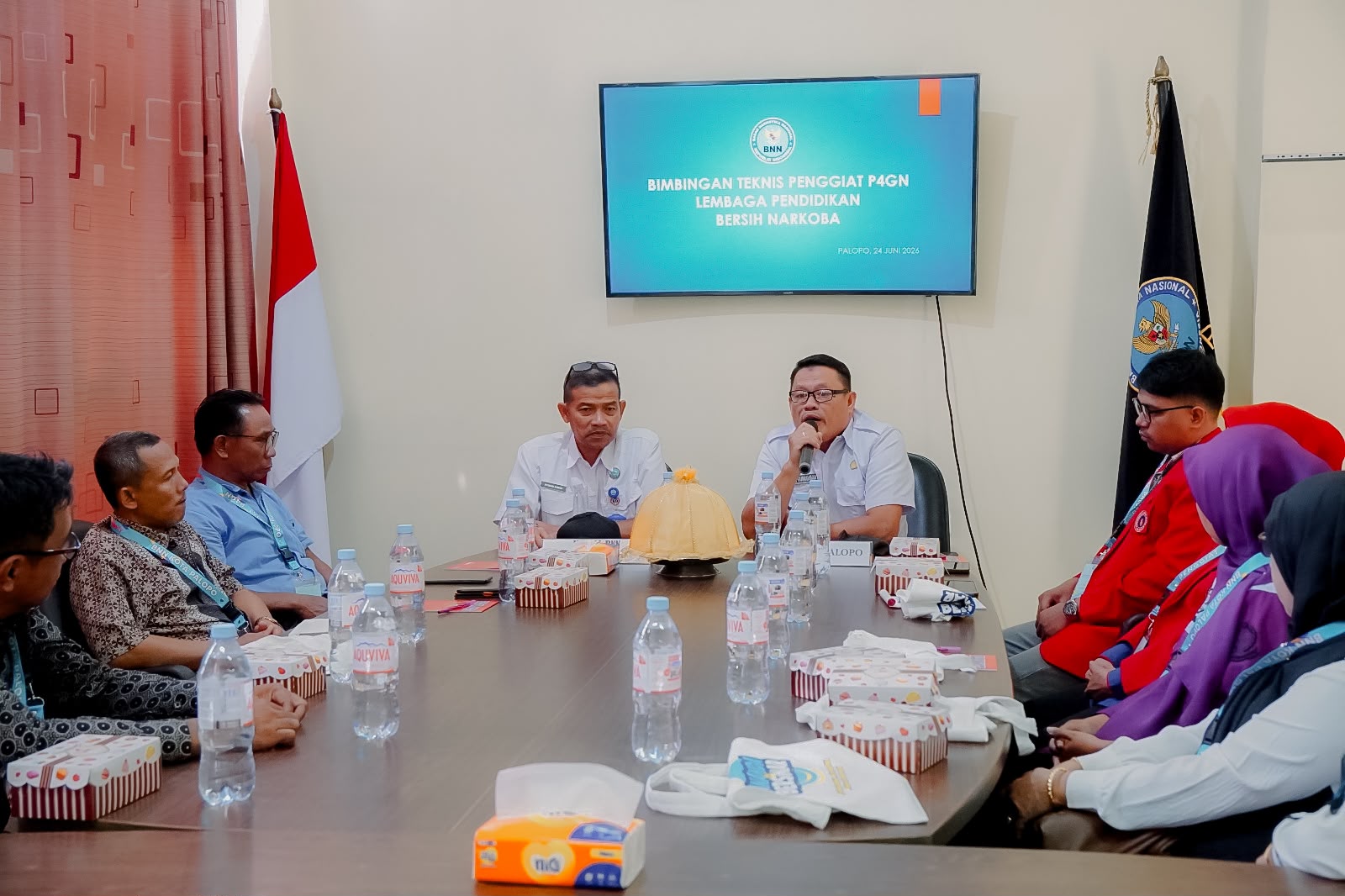 BNN Palopo Gembleng Tenaga Pendidik Jadi Penggiat Antinarkoba Lewat Bimtek P4GN
