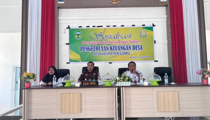 Cegah Korupsi Anggaran, Kejari Luwu Bekali 105 Kepala Desa Pemahaman Hukum