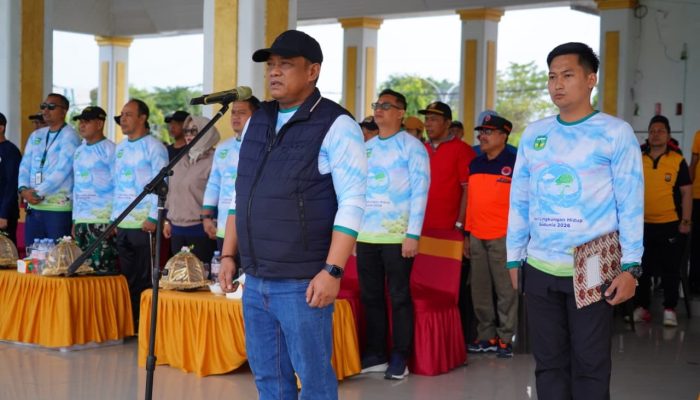 Bupati Luwu Patahudding Pimpin Apel Peringatan Hari Lingkungan Hidup Sedunia 2026