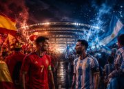 Besok Argentina dan Spanyol Saling Jegal Demi Takhta Juara Dunia