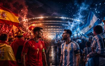 Besok Argentina dan Spanyol Saling Jegal Demi Takhta Juara Dunia