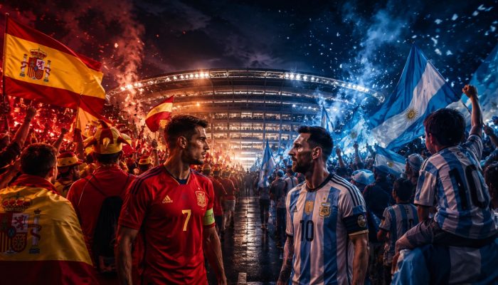 Besok Argentina dan Spanyol Saling Jegal Demi Takhta Juara Dunia