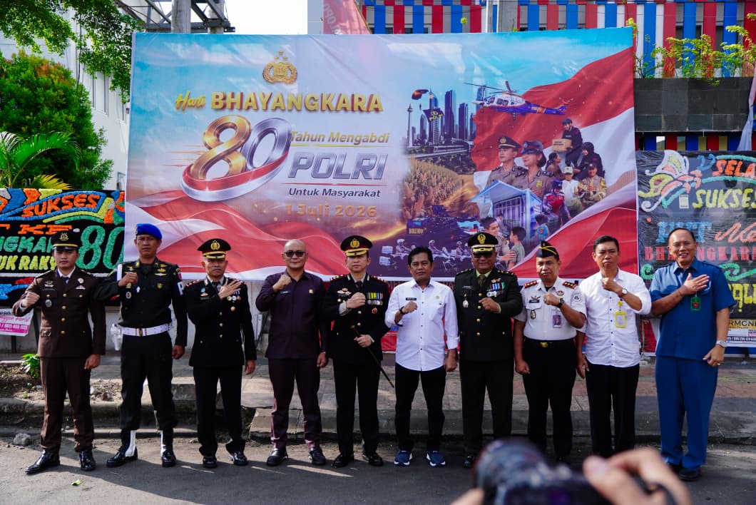 Semarak 80 Tahun Mengabdi, Pj Sekda Palopo Hadiri Upacara Hari Bhayangkara