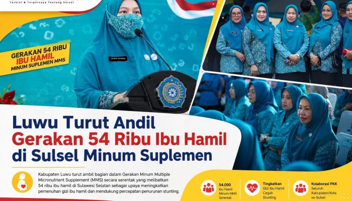 Kabupaten Luwu Dukung Gerakan Minum MMS untuk Percepatan Penurunan Angka Stunting di Sulsel