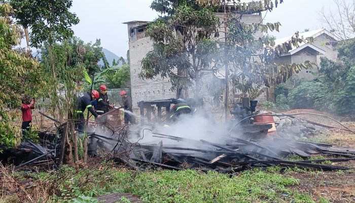 Gudang Kayu di Bua Ludes Terbakar Kurang dari Satu Jam