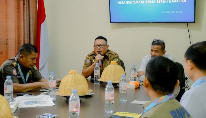 Pemkot Palopo Dukung Penuh Bimtek P4GN Wujudkan Tempat Kerja Bersih Narkoba