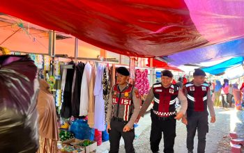 Sat Samapta Polres Luwu Gelar Patroli Humanis di Pasar Suli Cegah Premanisme