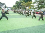 Tingkatkan Kemampuan Fisik dan Mental, Kodim 1403/Palopo Gelar Latihan Pencak Silat Militer