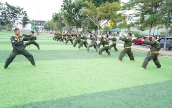 Tingkatkan Kemampuan Fisik dan Mental, Kodim 1403/Palopo Gelar Latihan Pencak Silat Militer