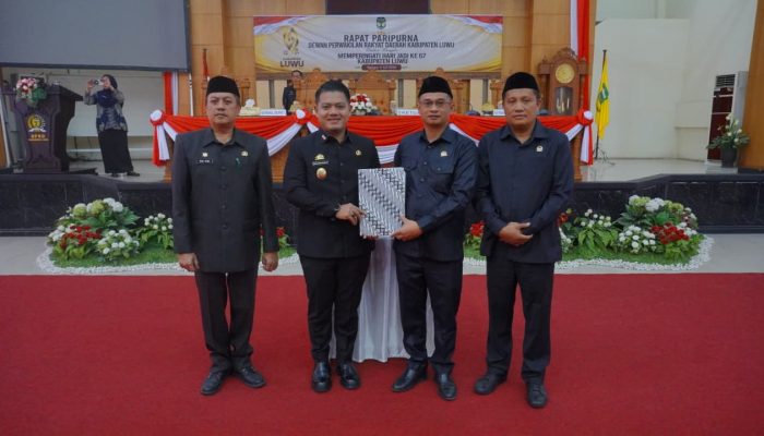 DPRD Luwu Sahkan Ranperda Pelaksanaan APBD 2025 Menjadi Peraturan Daerah