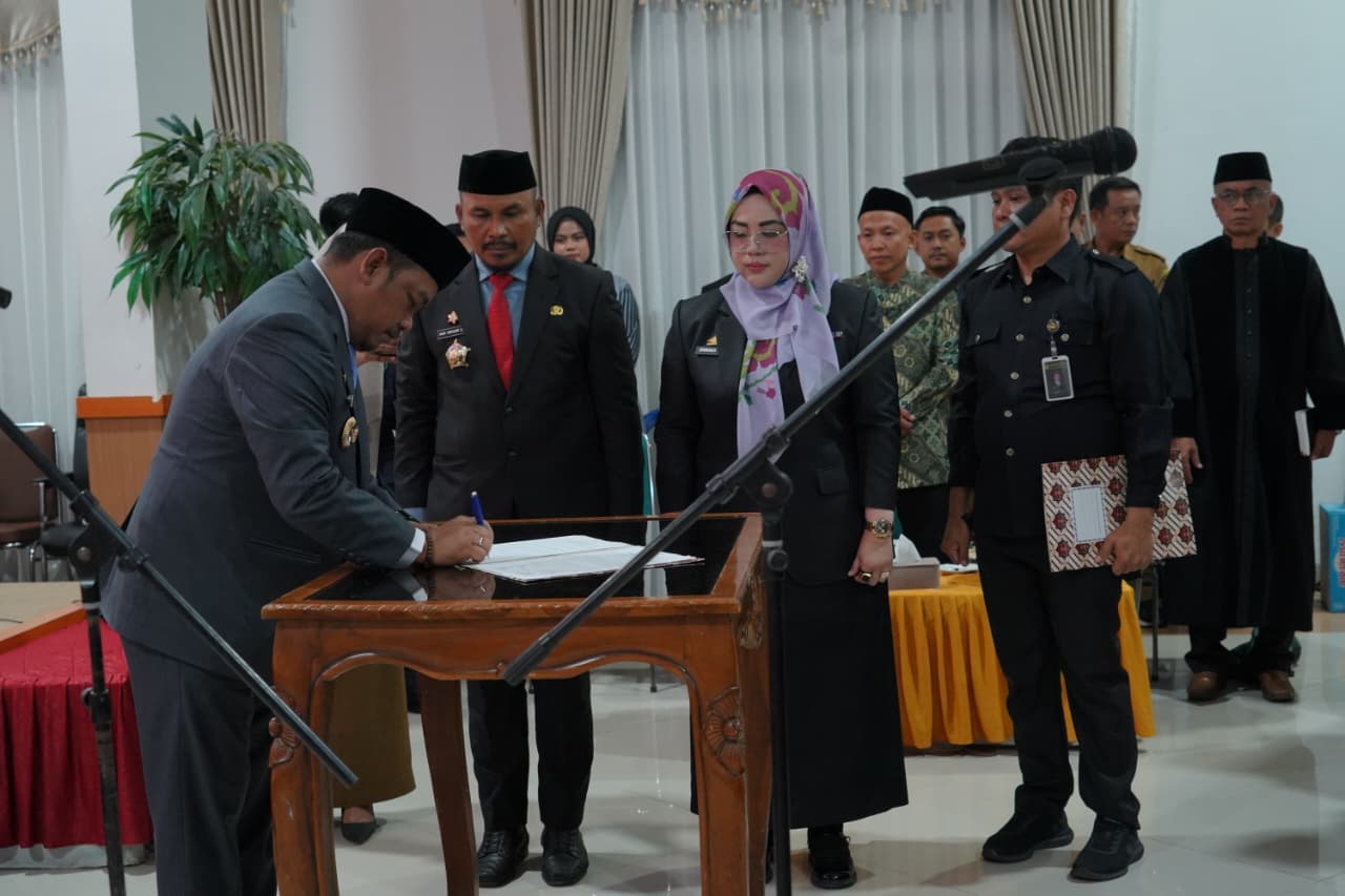 Pengukuhan 127 Pejabat di Luwu, Bupati: Ini Bukan Promosi Jabatan